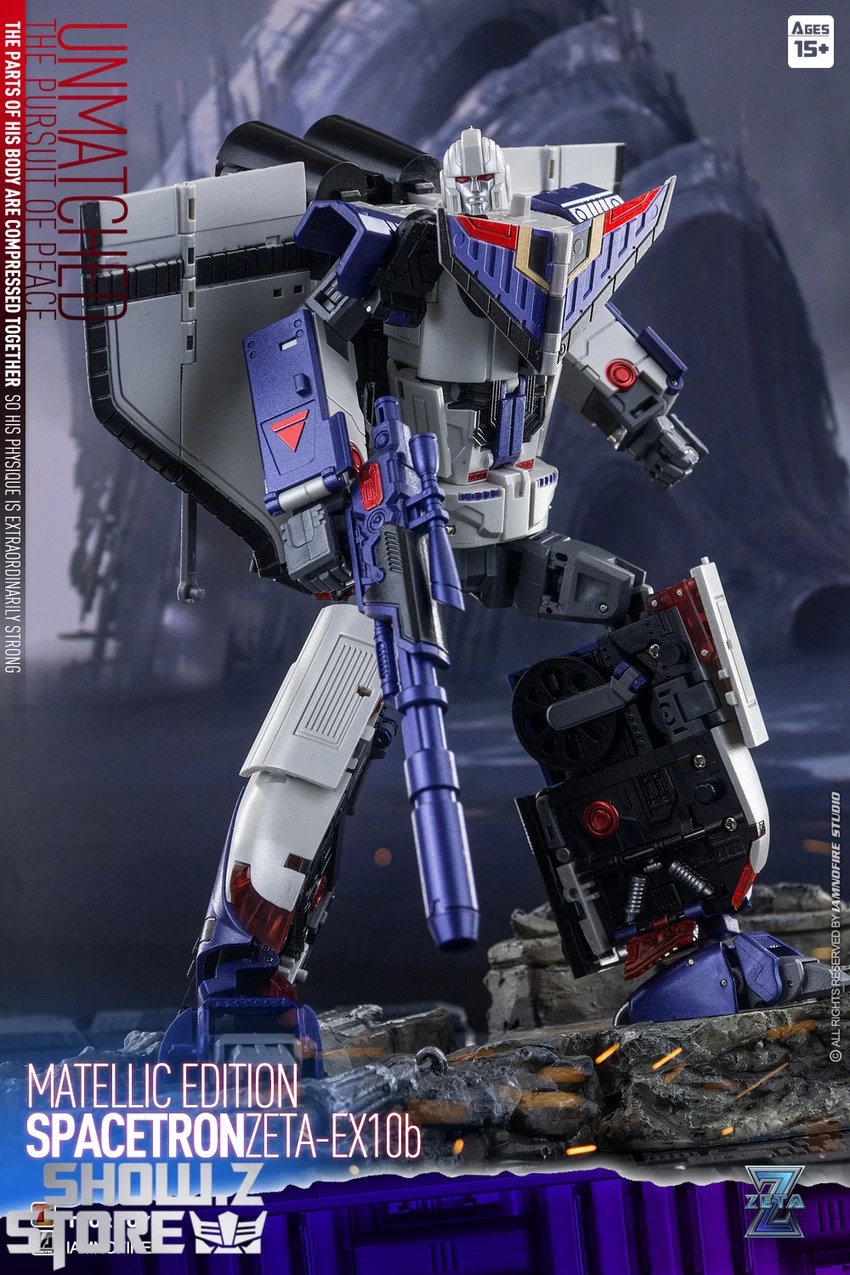 Zeta Toys EX-10B Spacetron Astrotrain Metallic Version - Image 10