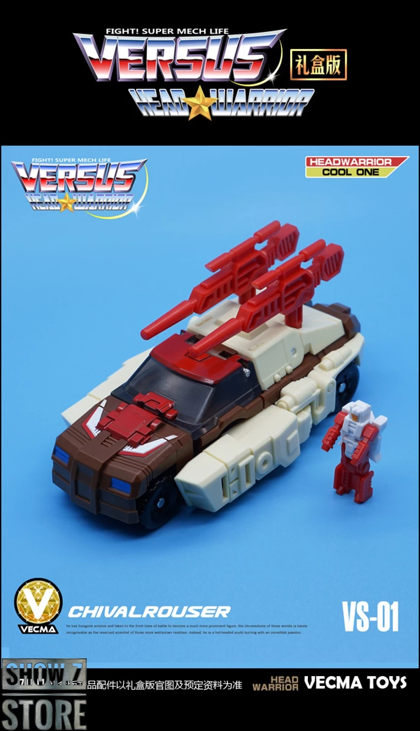 MechFansToys Headmasters Gift Sets Of 7 (VS-01/02/03/04/05/06/07 Chromedome/Weirdwolf/Hardhead/Mindwipe/Skullcrusher/Highbrow/Brainstorm) - Image 12