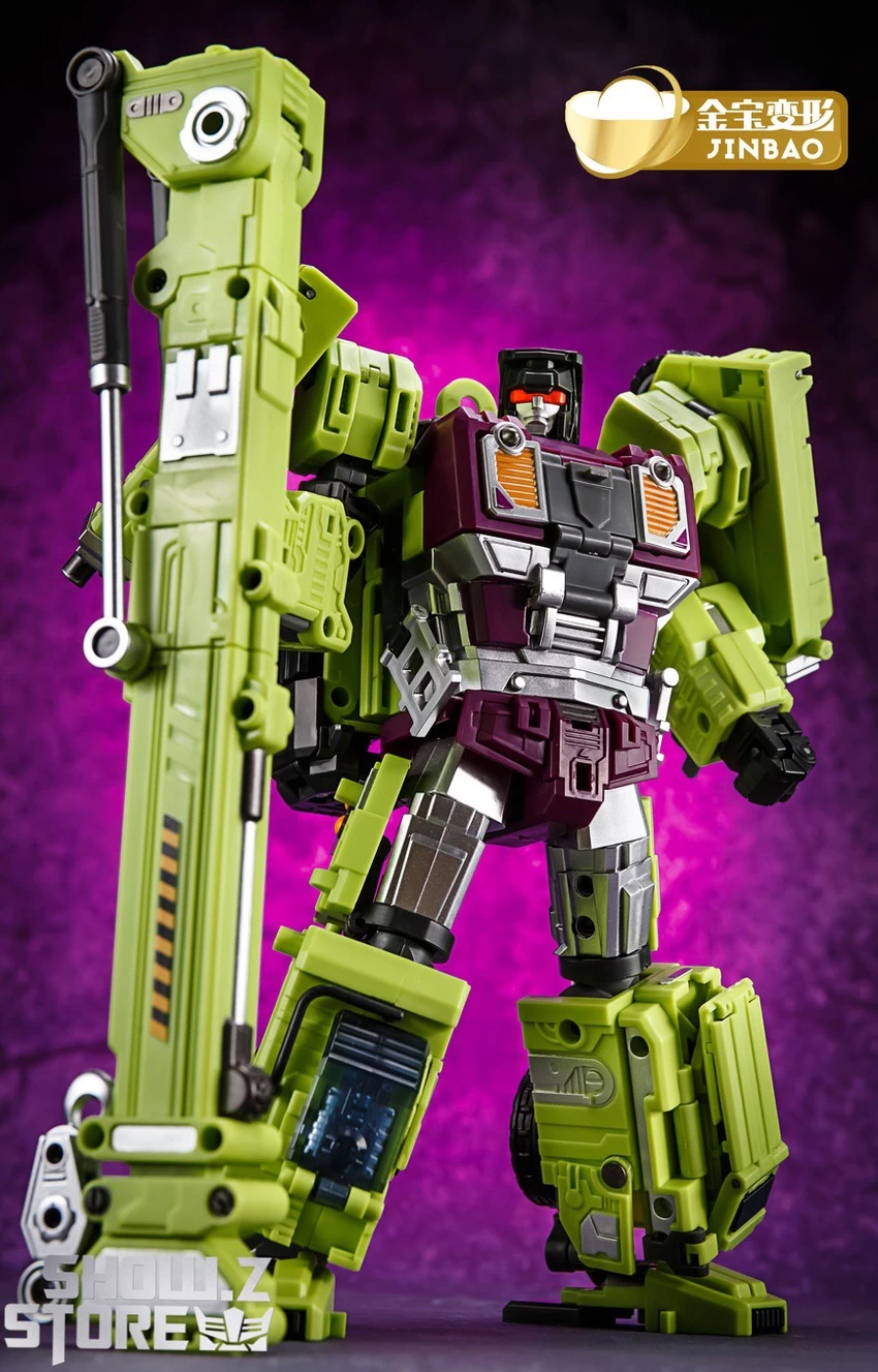 Jinbao DF03 Builder.D Devastator Green Version Set Of 6 Oversized Version - Image 10