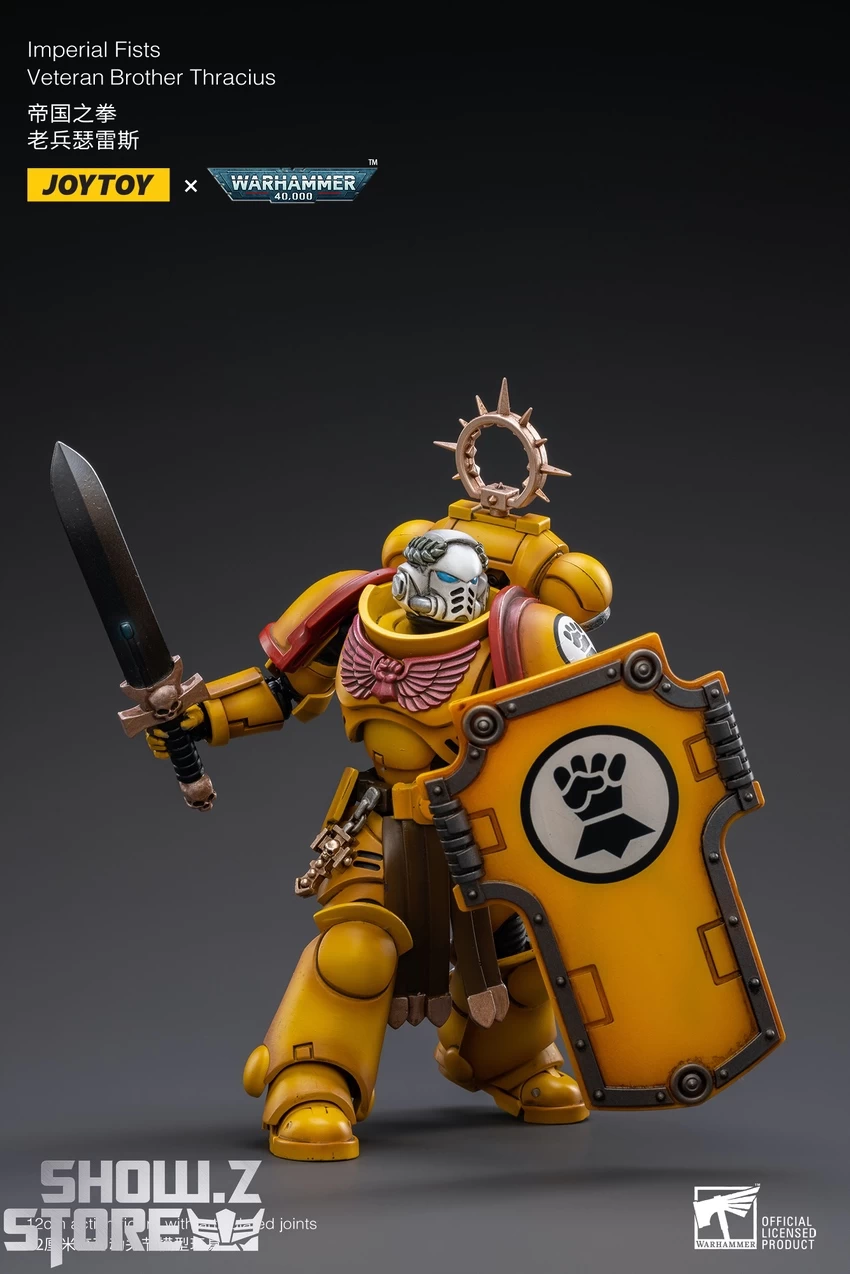 JoyToy Source 1/18 Warhammer 40K Imperial Fists Veteran Brother Thracius - Image 7