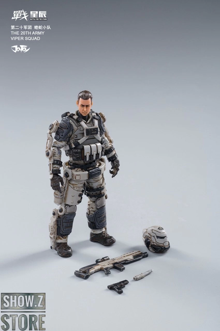 JoyToy Source 1/18 War Stars Free Truism 22nd Legion White Viper Squad & Betty Set Of 4 - Image 15