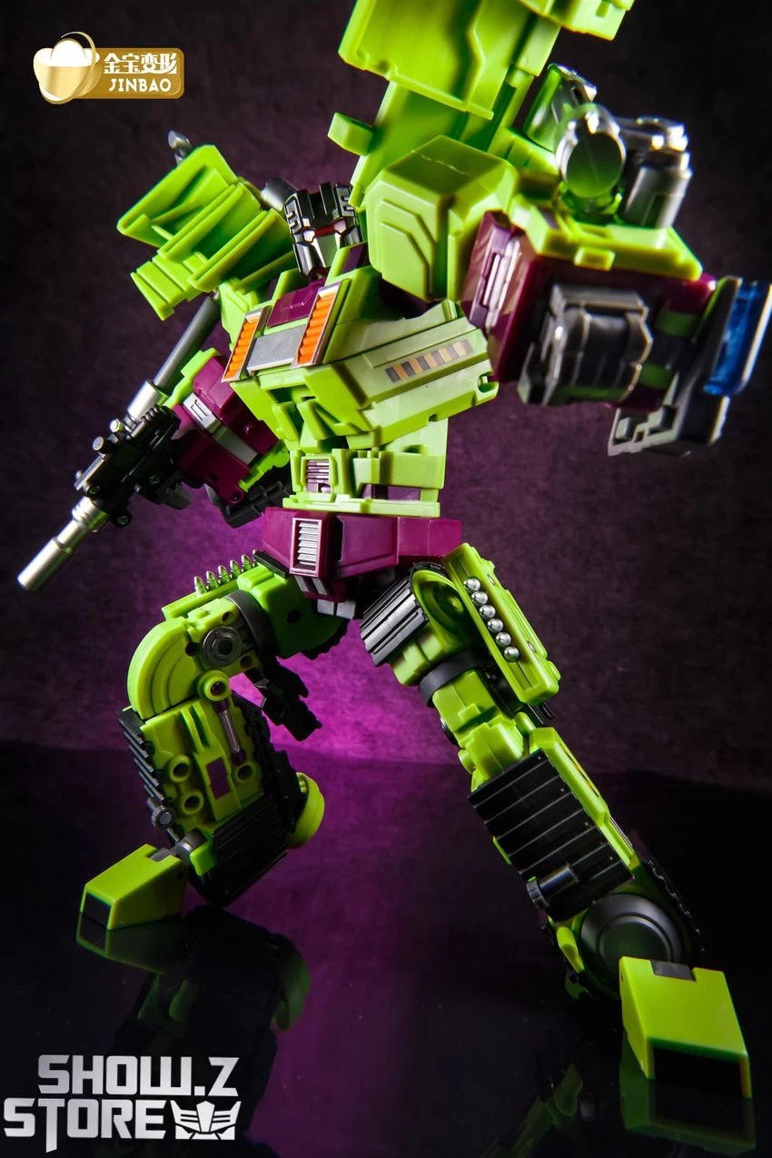 Jinbao DF03 Builder.D Devastator Green Version Set Of 6 Oversized Version - Image 17