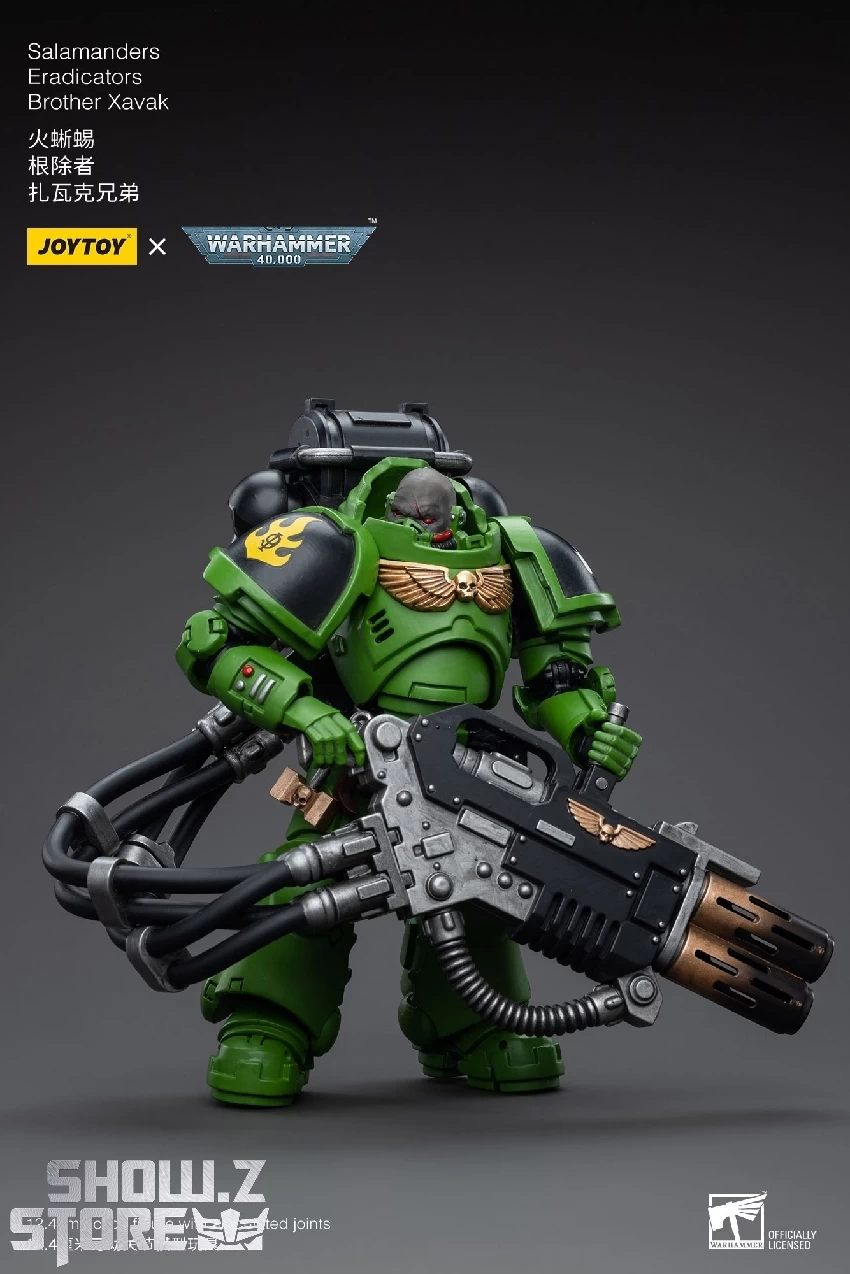 JoyToy Source 1/18 Warhammer 40K Salamanders Eradicators Brother Xavak - Image 8
