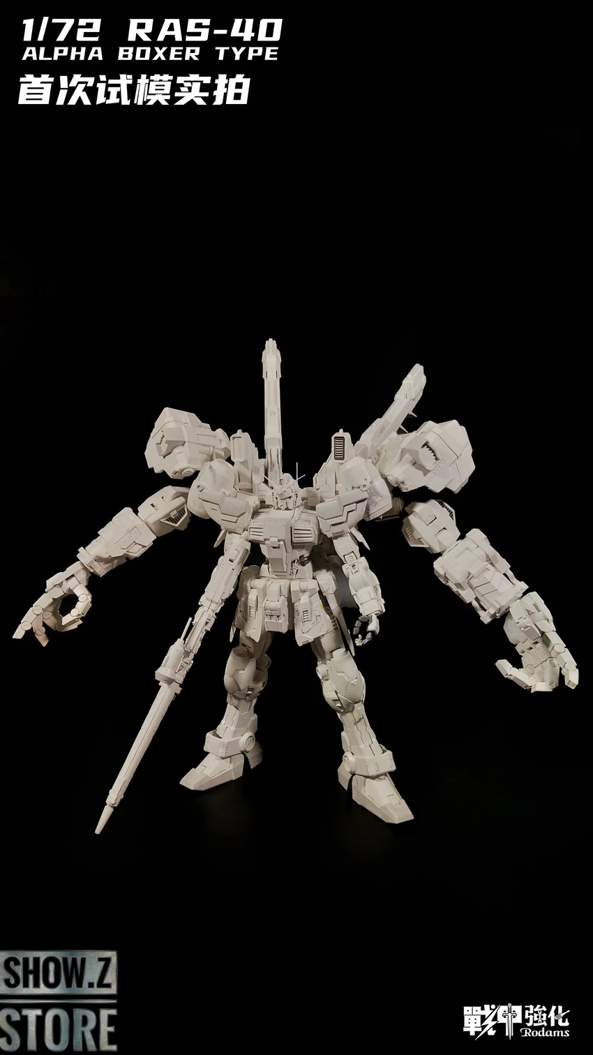 Rodams 1/72 RAS-40 Alpha Boxer RX-78 GP03S Gundam Model Kit Orange Version - Image 8