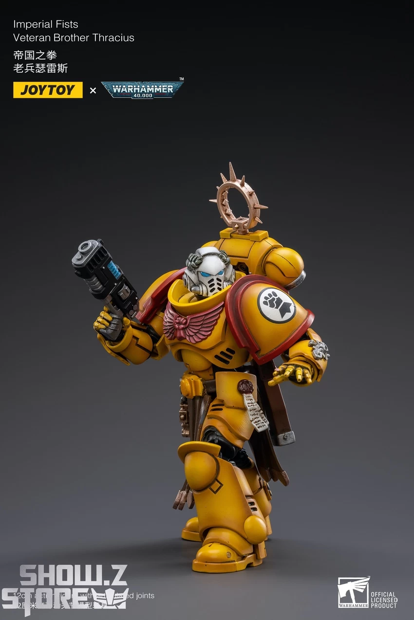 JoyToy Source 1/18 Warhammer 40K Imperial Fists Veteran Brother Thracius - Image 5