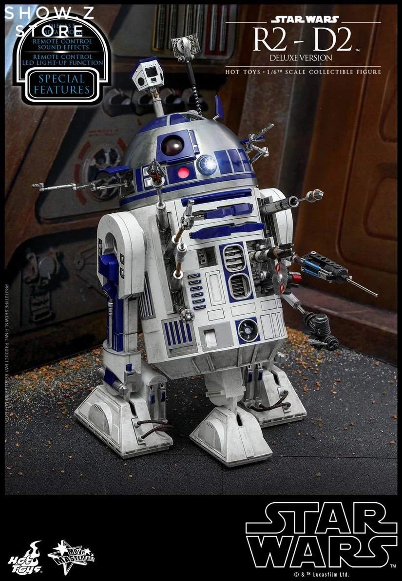 Hot Toys 1/6 Star Wars R2-D2 MMS511 Deluxe Version - Image 6