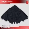 Snail Shell Black Tactical Hooded Cape For 1/10 & 1/12 Mecha Girl