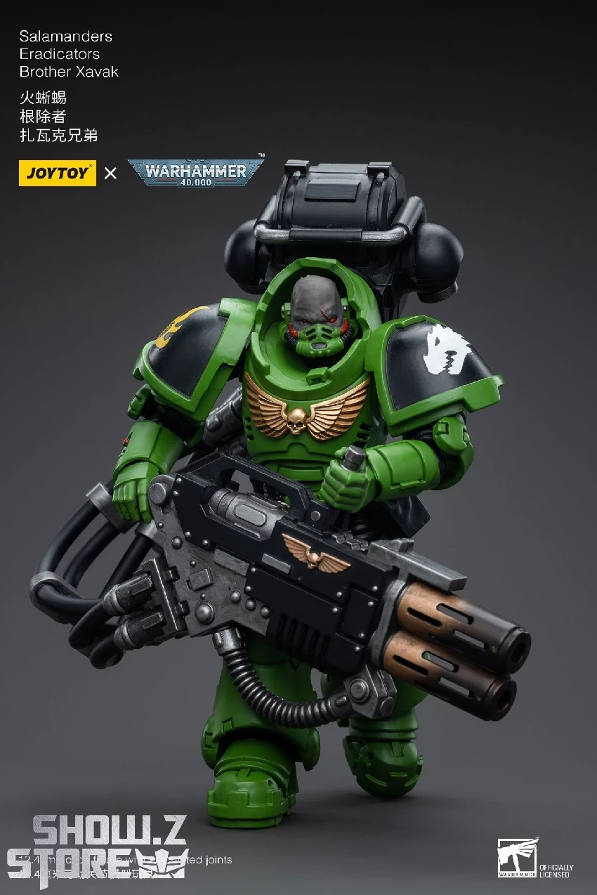JoyToy Source 1/18 Warhammer 40K Salamanders Eradicators Brother Xavak - Image 5