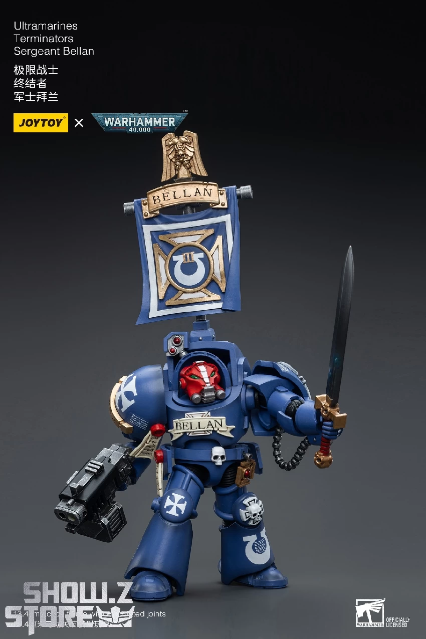 JoyToy Source 1/18 Warhammer 40K Ultramarines Terminators Sergeant Bellan - Image 6