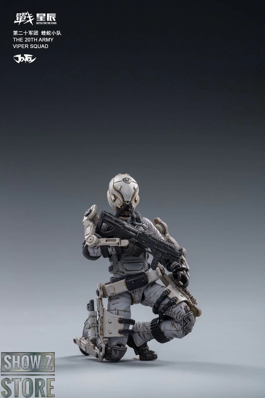 JoyToy Source 1/18 War Stars Free Truism 22nd Legion White Viper Squad & Betty Set Of 4 - Image 6