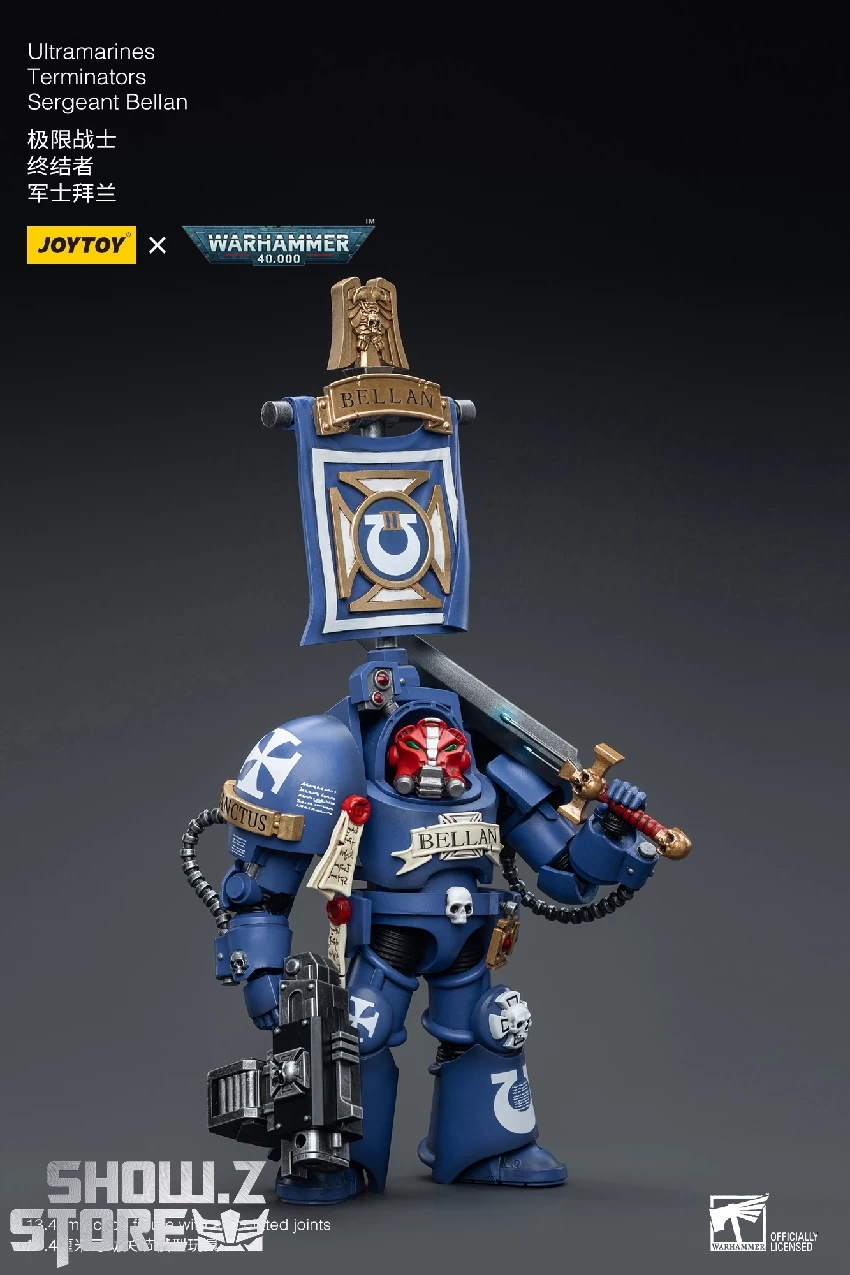 JoyToy Source 1/18 Warhammer 40K Ultramarines Terminators Sergeant Bellan - Image 4