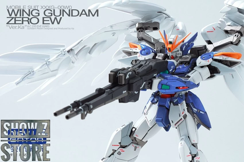 Navigator Toys Pre-Painted & Pre-Assembled Bandai XXXG-00W0 Wing Gundam Zero EW Ver.Ka - Image 3